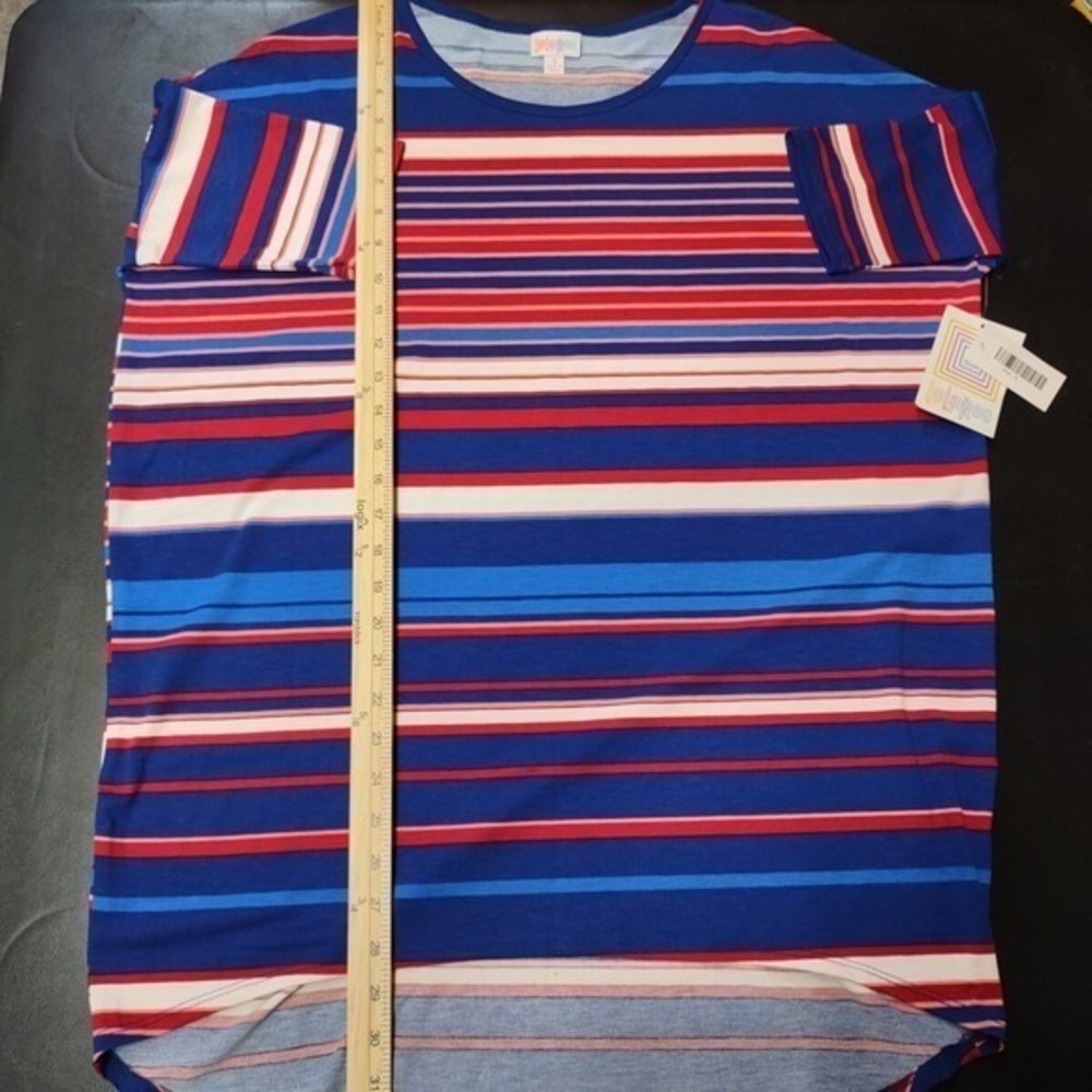 NWT LuLaRoe Irma High-Low Tunic Top Small Shirt Top Blouse Multicolor - Picture 10 of 11